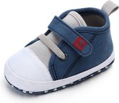 Blauwe schoenen - Textiel - Maat 18 - Zachte zool - 0 tot 6 maanden