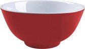 Bo-Camp - Kom - Two-Tone - Melamine - 4 Stuks - Rood