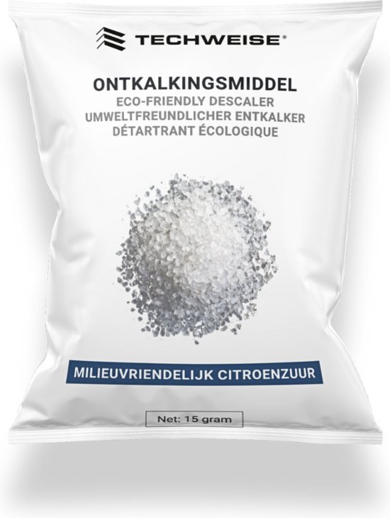Techweise ontkalkingsmiddel voor TS1 & TS2 stoomreiniger | Citroenzuur