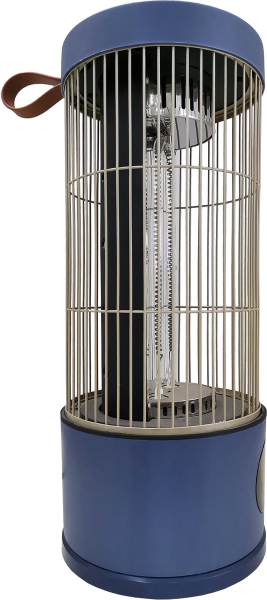 Bol.com Argoclima Looney Binnen Blauw 800 W Kwarts-elektrisch verwarmingstoestel aanbieding