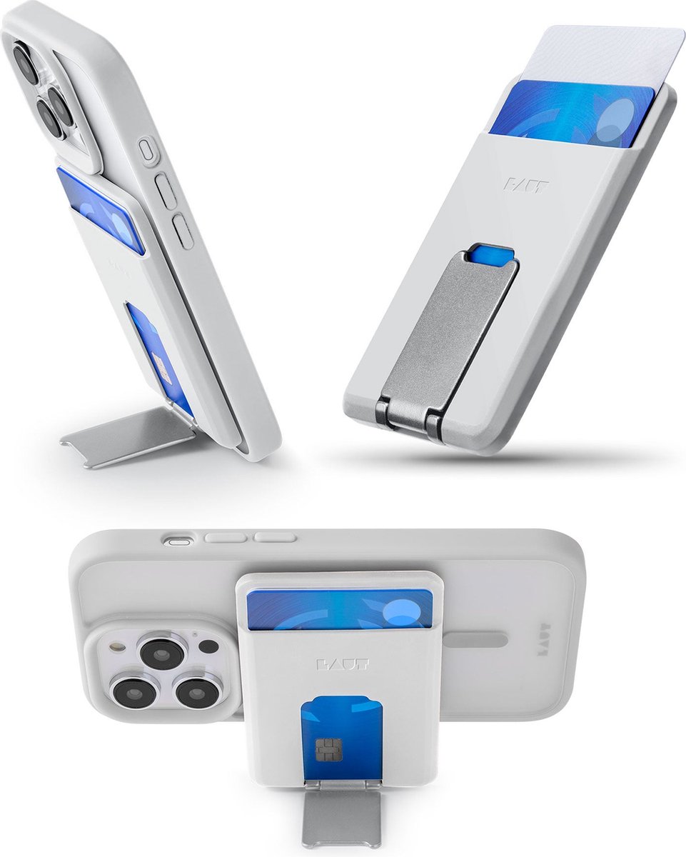 LAUT MagSafe Wallet - Wit