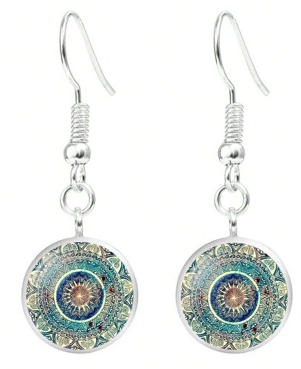 Oorbellen vintage mandala