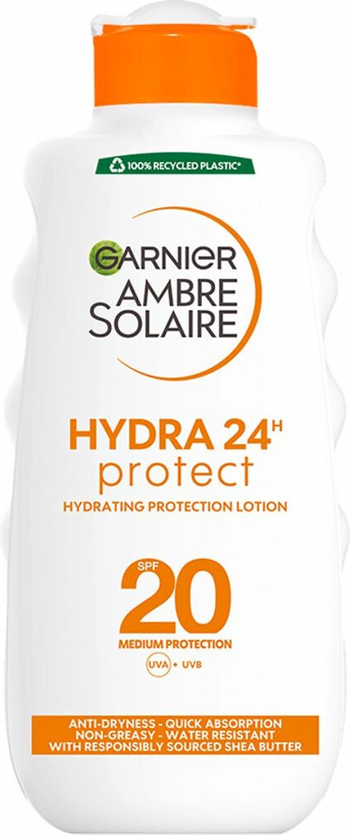 Goedkoopste Garnier Ambre Solaire Hydraterende zonnebrandmelk SPF 20 - 200 ml