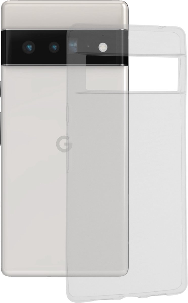 Techsuit Clear Silicone Back Cover hoesje voor Google Pixel 6 Pro - Transparant