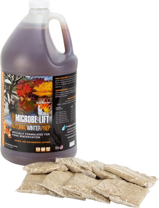 Microbe-lift Autumn Winter prep 4L + 8 zakjes