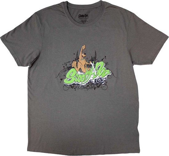 ScoobyDoo - Skateboard Heren T-shirt - XL - Grijs