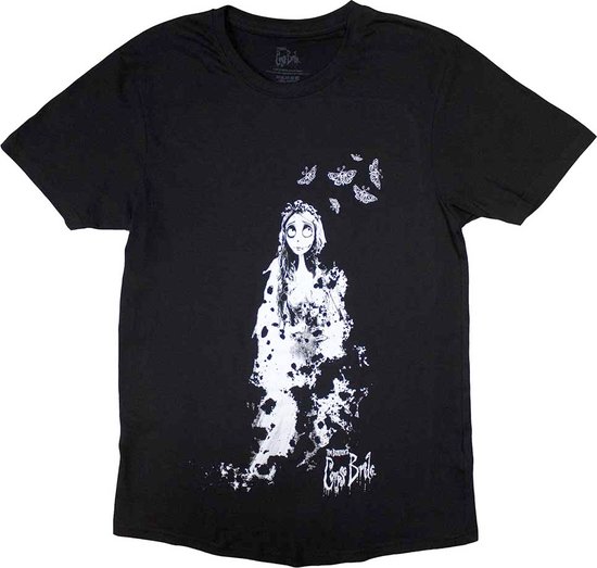 Corpse Bride - Butterflies Heren T-shirt - M - Zwart