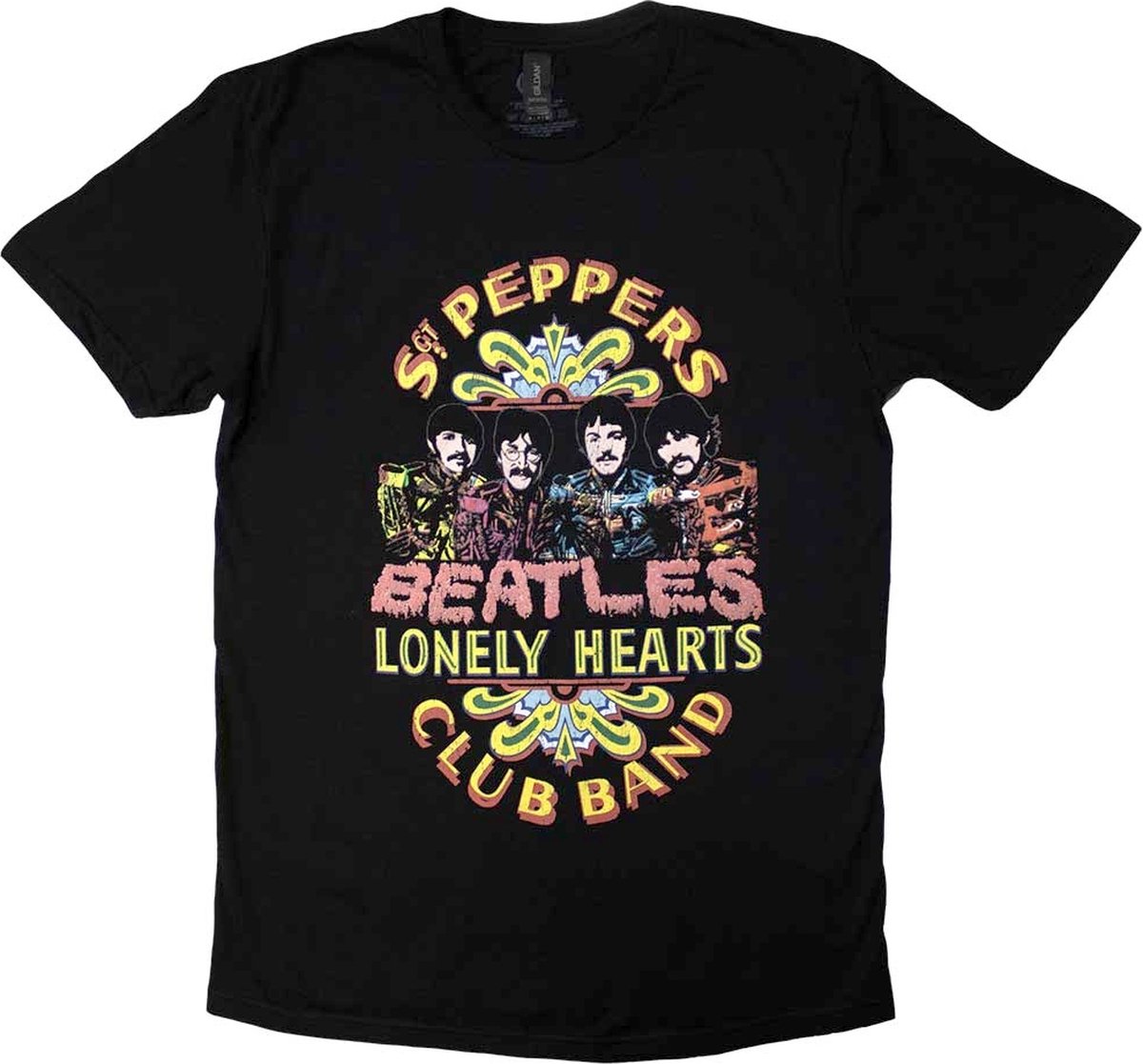 The Beatles - Sgt Pepper 2 Heren T-shirt - XL - Zwart