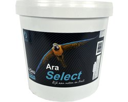 Hareco Ara Select Pellets 4.5kg - Voeding met Zaden, Pellets en Fruitblokjes - Premium Kromsnavels Voer