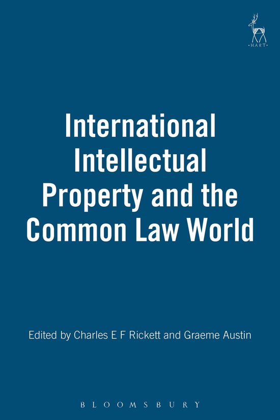 International Intellectual Property And The Common Law World - cover