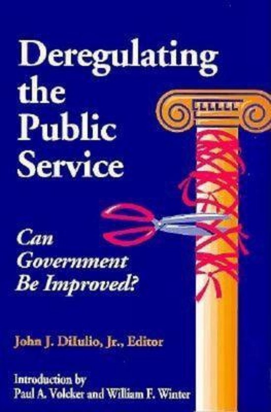 Deregulating the Public Service - cover