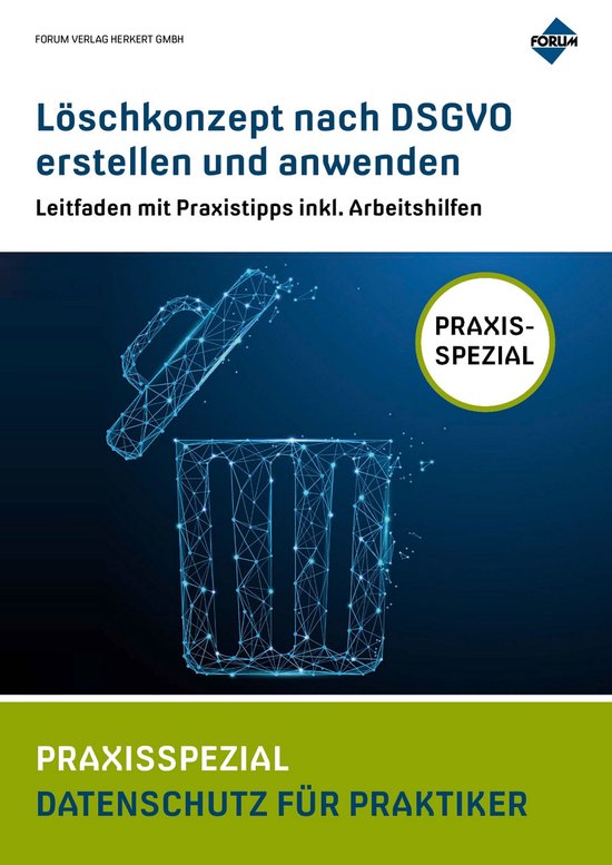 Löschkonzept nach DSGVO erstellen und anwenden - cover
