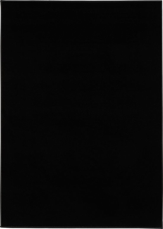 Tapiso Mono Vloerkleed Zwart Binnen en Buiten Tapijt Maat- 120x170