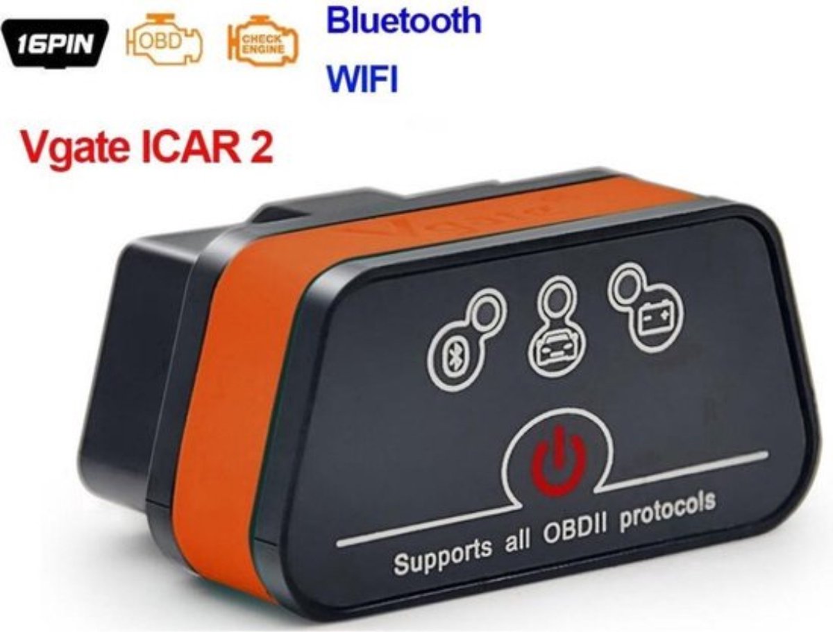 OBD2 Scanner - Auto uitleesapparatuur - Uitlezen Storing - Diagnose Auto - Bluetooth - WiFi - IOS