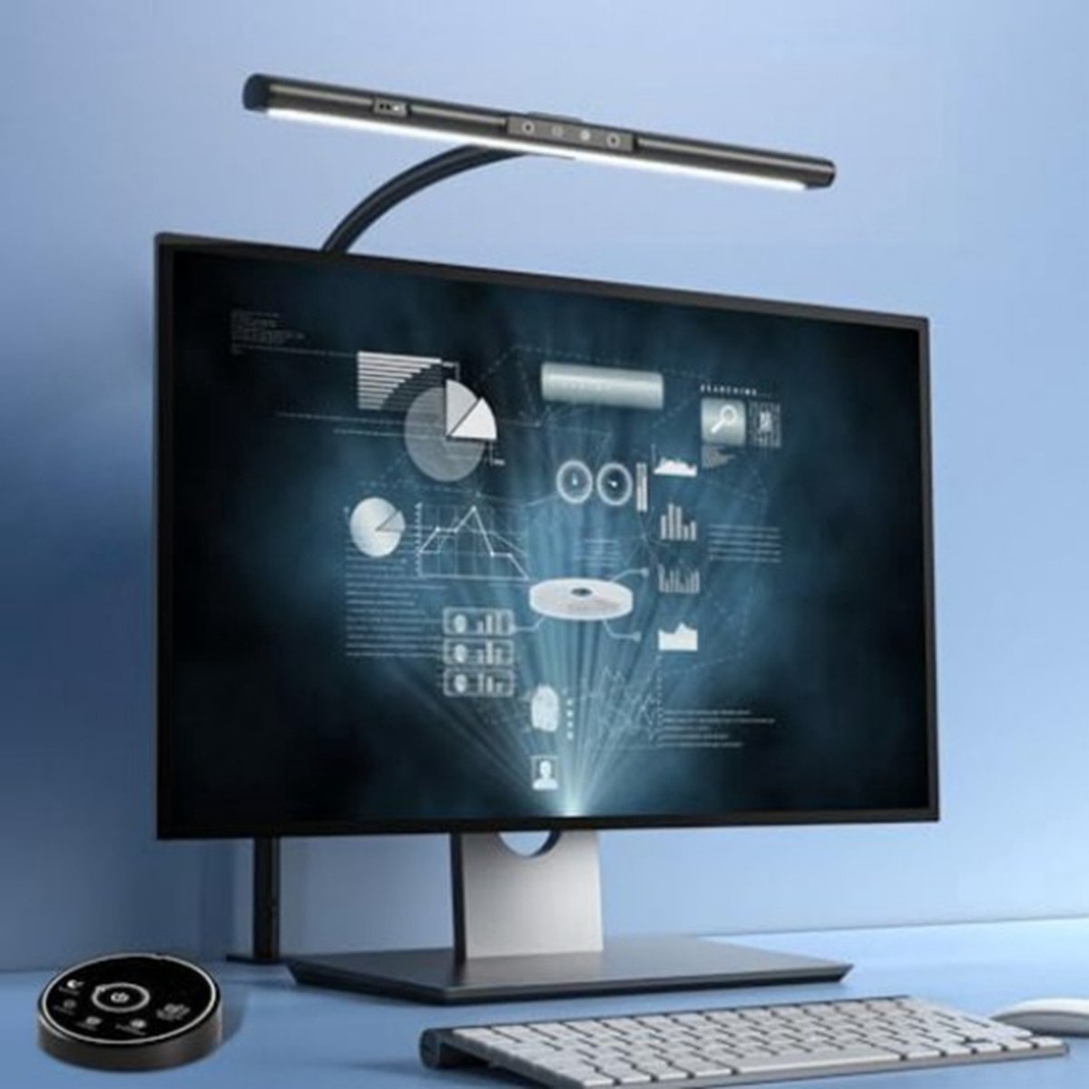 Monitor lamp - Monitorlamp - 80CM - Zwart - 12W
