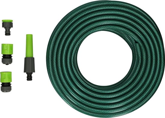 Vankarr tuinslang, flexibel, 30 m, uitbreidbare 1/2 en 3/4 Vankarr tuinslang, flexibel, 30 m, uitbreidbare 1/2 en 3/4
