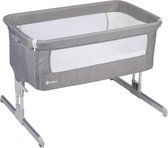Bol.com Calidoo co-sleeper - in hoogte verstelbaar - 0-9 kg - Warm Grey - veiligheid en comfort - Co Sleeper aanbieding