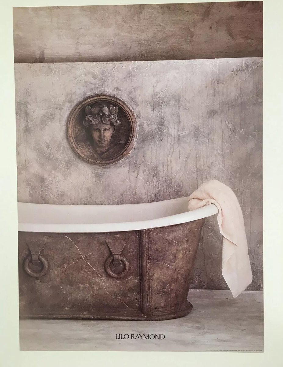 Poster - Bathtub - Lilo Raymond - Jaren 80 - 50x70 cm