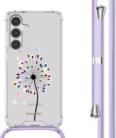 Coque iMoshion adaptée pour Samsung Galaxy S24 avec cordon - Coque Design iMoshion avec cordon - Multicolore / Pissenlit grès