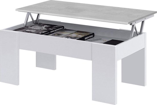 Kelodan Salontafel 100x98x65cm In hoogte verstelbare koffietafel met