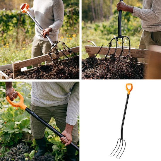 Fiskars Solid™ Mestvork - Compostvork - Tuinvork - 126 cm van Fiskars — afbeelding 3