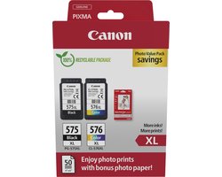 Canon Inktcartridge canon pg-575xl+ cl-576xl zwart+kleur - 1 stuk