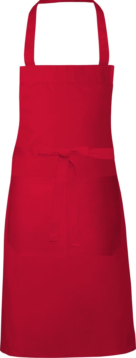 Hobbyschort met zak - Red - 80 x 70 cm - Link Kichen Wear