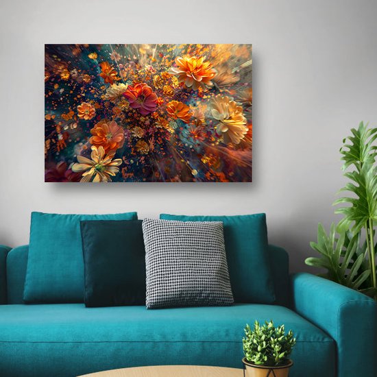 Poster Bloemen in Huis en Inrichting