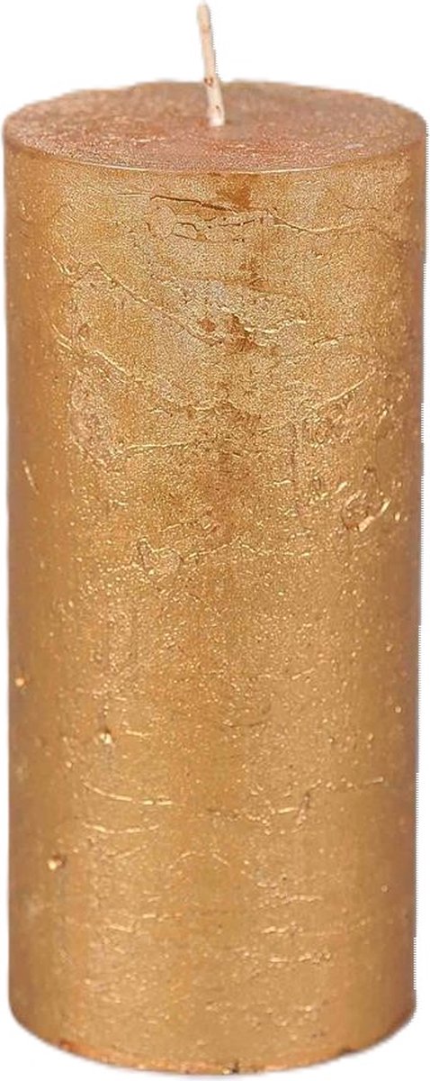 Rasteli Luz Your Senses Stomp Kaars Goud D 7 cm H 15 cm