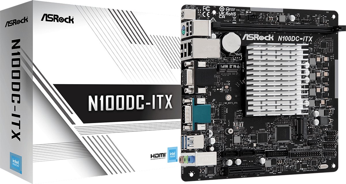 Moederbord Intel Asrock N100DC-ITX
