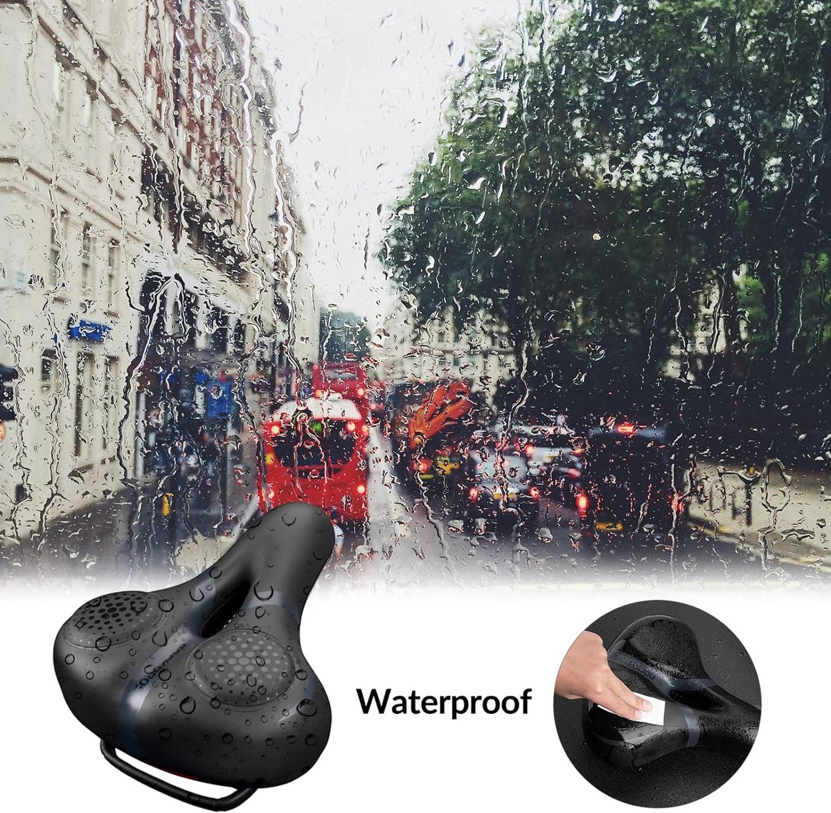 Dresco Urban XL fietszadel bruin kopen? Fietszadels