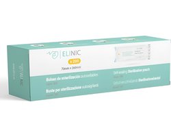 Product: 200 st Sterilisatiezakjes 260 x 70 mm Zelfklevend, hoogwaardig voor medische en schoonheidsinstrumenten. Ideaal voor tandarts, schoonheidssalons, kapsalons, nagels aparateur, tattoo shops. Veilig, betrouwbaar, en autoclaafbestendig., van het merk 