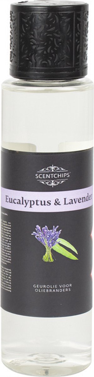 Scentchips® Eucalyptus & Lavender - Geurolie Voor Aromadiffuser - Geurolie Voor Oliebrander - Etherische Olie - Essentiele Olie - Etherische Olien - 200ml