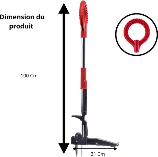 Onkruidverwijderaar - Onkruid - RVS - Wortels - Gereedschap - Efficient van De Wit — afbeelding 2
