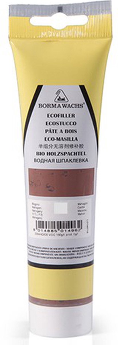Borma Wachs Houtvuller op waterbasis Midden Noten (kleur 59) tube 200 gram