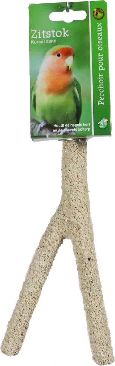 De Boon Zitstok Koraalzand + Schroefdraad Vertakt 20CM