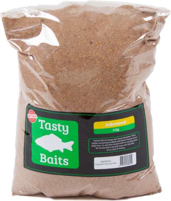 Tasty Baits Allround & Voorn Compleet Lokvoer - 2x 4kg - Lokvoer - Witvis - Kant en Klaar van Merkloos — afbeelding 2