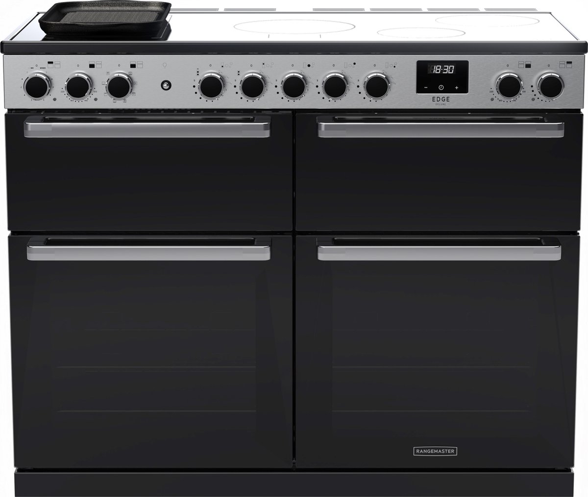 Rangemaster Edge Deluxe EDDLB110EIGBLK/CM1 fornuis Range-fornuis Electrisch Inductiekookplaat zones Zwart