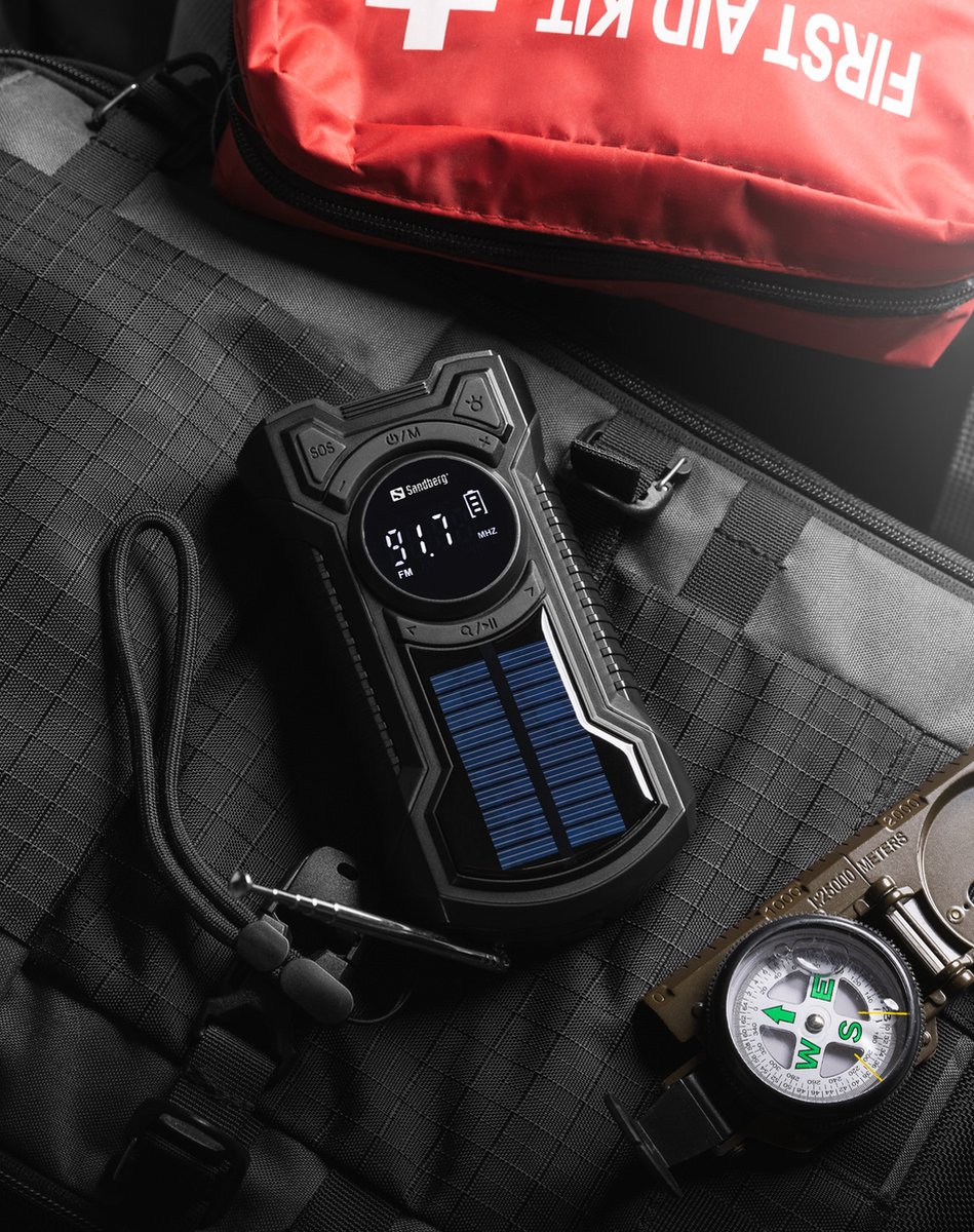 Sandberg Survivor Radio All-in-1 - 5.000 mAh - Noodradio - afbeelding 3