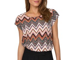 ONLY ONLVIC S/ S AOP TOP NOOS PTM Haut Femme - Taille 34