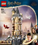 Boîte du set Lego Harry Potter Le Château de Poudlard L'aile des Hiboux avec Harry, Hermione et Ron.
