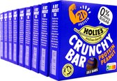 Holie's Crunchy Bar Protein Peanut 3x2 repen - eiwit - reep - suikervrij - gezond - vegan - 9 pack