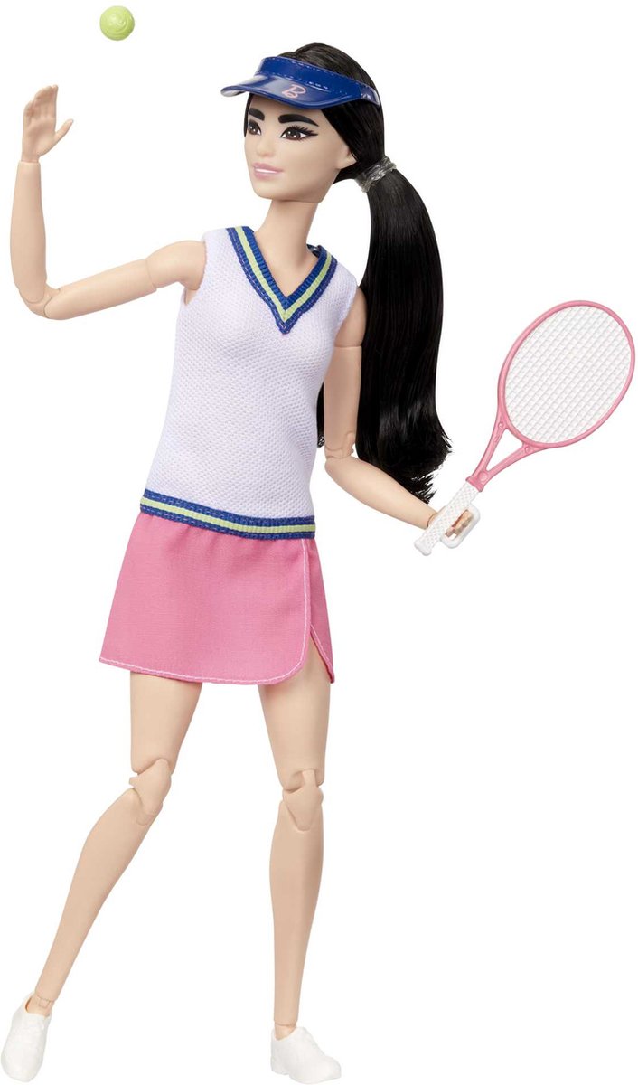 Barbie Made to Move Tennisspeelster - Barbiepop — afbeelding 2
