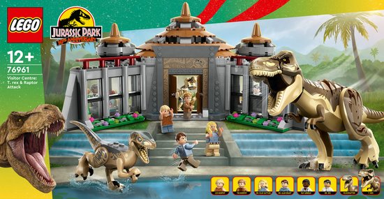 LEGO Jurassic - Centre d'accueil : T. rex et Raptor Attack 76961