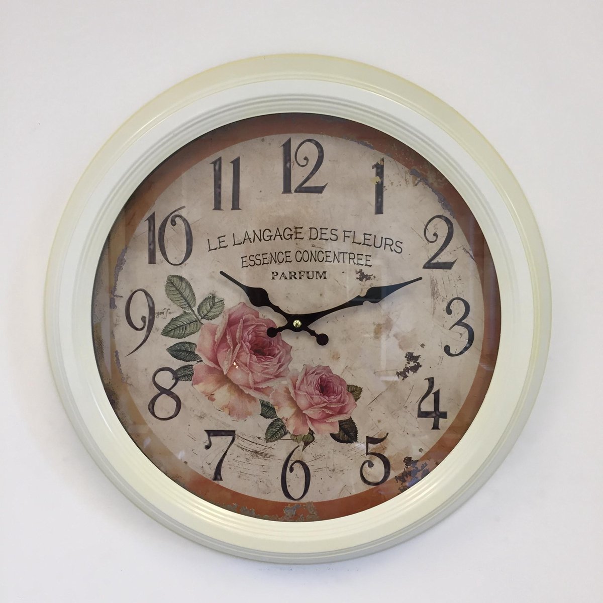 Wandklok Parfum Retro Vintage