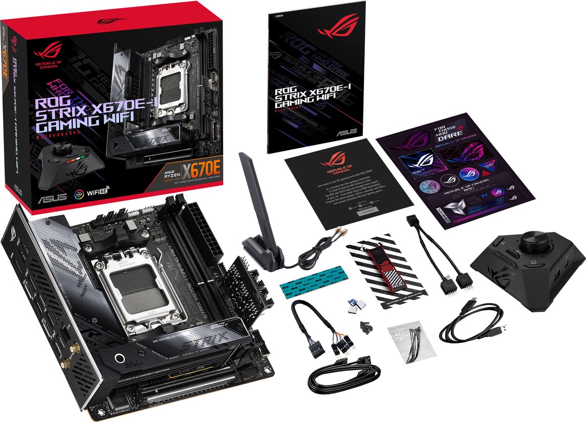 Asus Rog Strix X670E-I Gaming Wifi - Moederbord - Mini-Itx - Socket Am5 - Amd - afbeelding 9