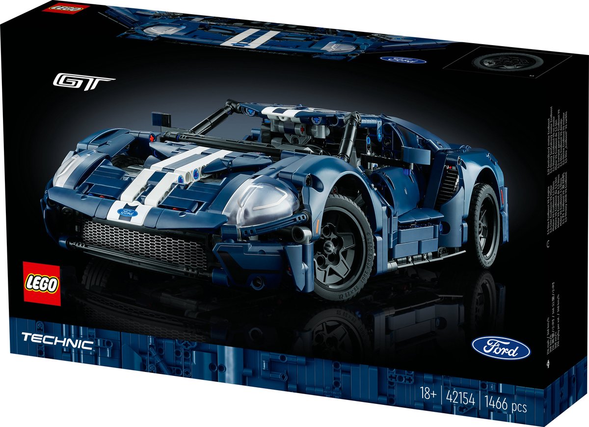 LEGO Technic 2022 Ford GT Auto Supercar Modelbouwpakket voor Volwassenen - 42154 — afbeelding 19