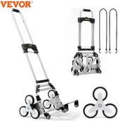 Bol.com Collox Opvouwbare Steekwagen – 220 lbs Trapklimkar met Verstelbare Handgreep en 4 Wielen Perfect voor Winkelen en Magazijn aanbieding