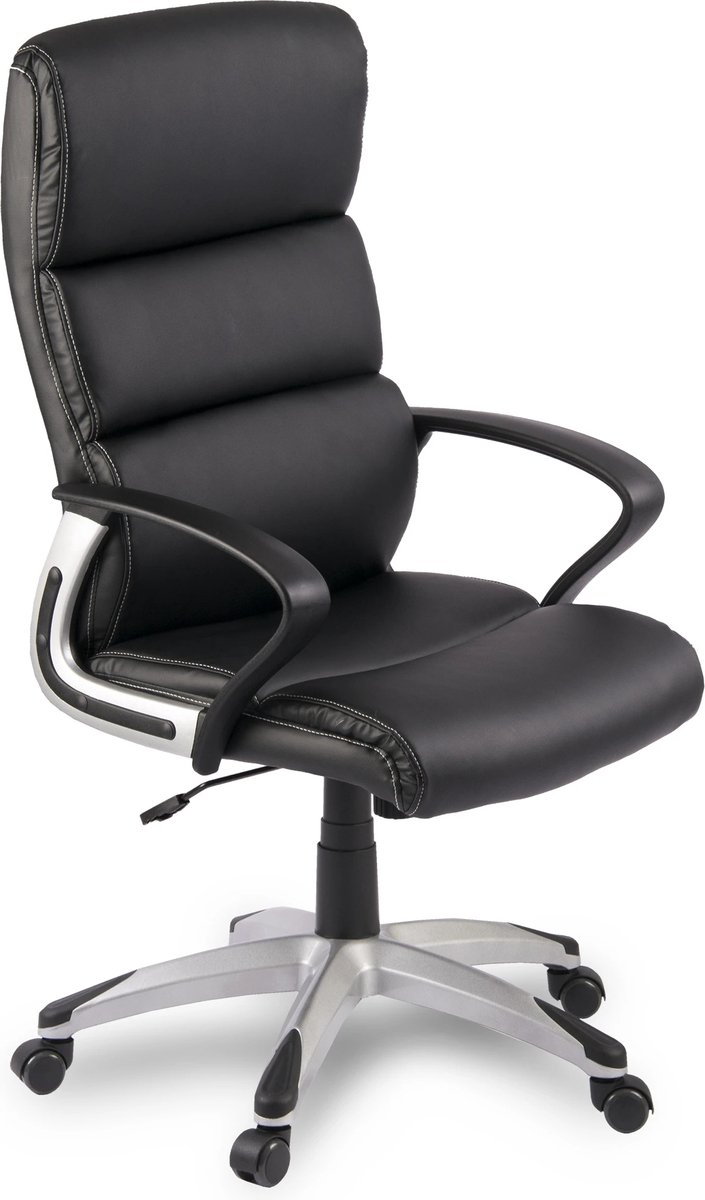 Sofotel EG-228 - Comfortabele Bureaustoel - Zwart Eco-leder