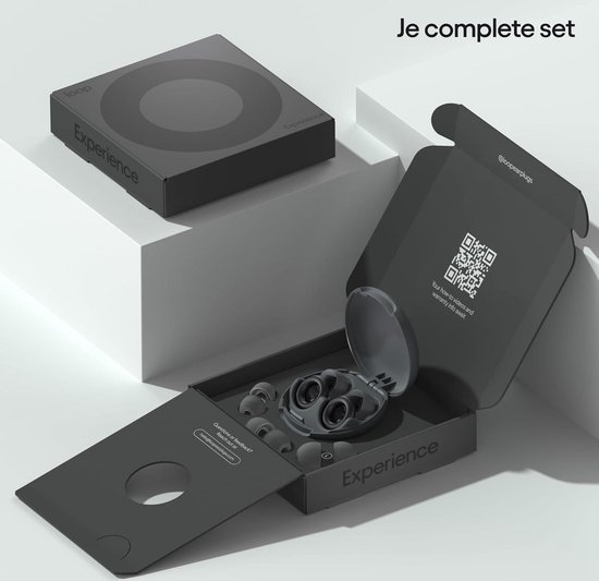 Bouchons D'Oreille Loop Experience 2 Plus - Réduction Bruit 17dB Pour Concerts, Festivals, Discothèques - Son Haute Fidélité + Accessoire Mute